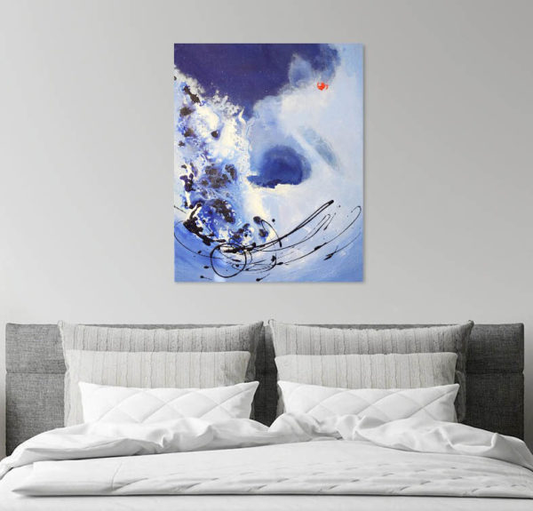 Dear To Dream- Cool abstract painting in a bedroom