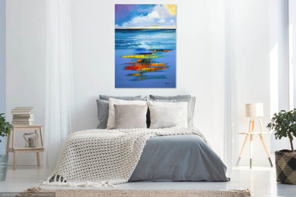 Seascape- Embracing Freedom in a room