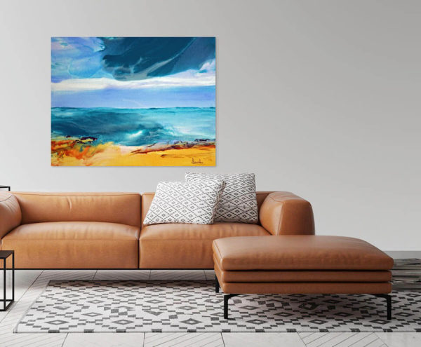 Whispering Waves in a room- seascape painting