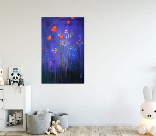 Bees Knees- Happy playful painting in a room
