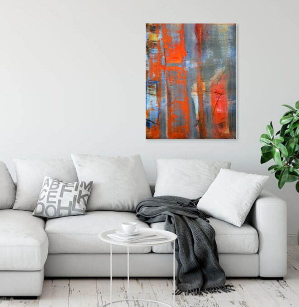 Bright bold painting- In Plain Sight by Arrachme.