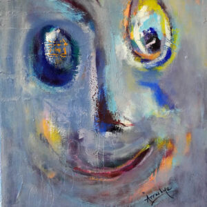 Being Different - painting- micro-expressions